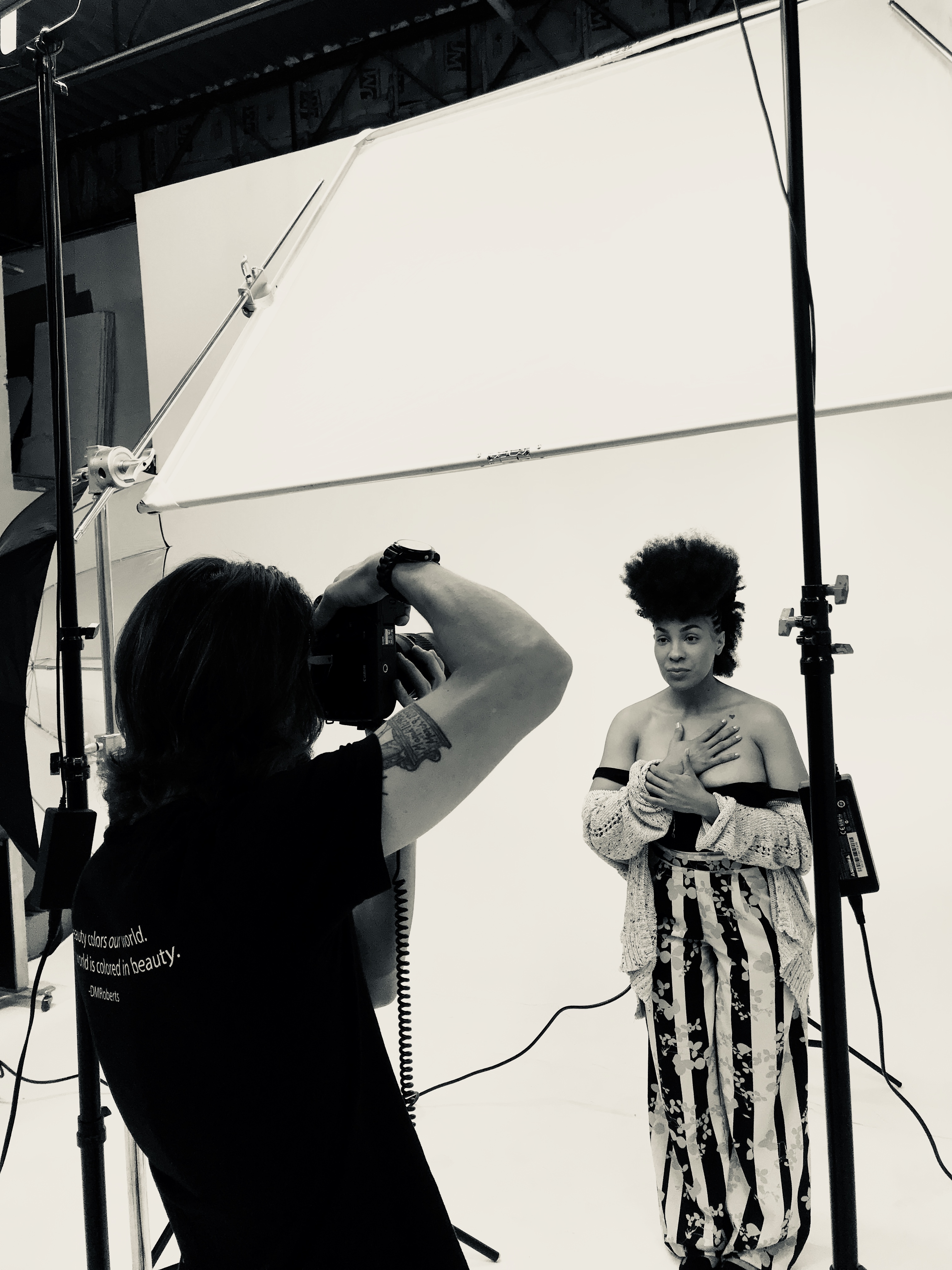 Filming on location — Colorado